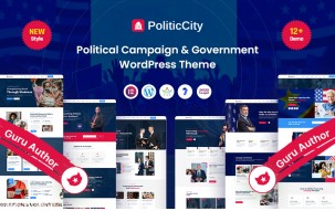 Politic City &ndash; Political Campaign & Government WordPress Theme