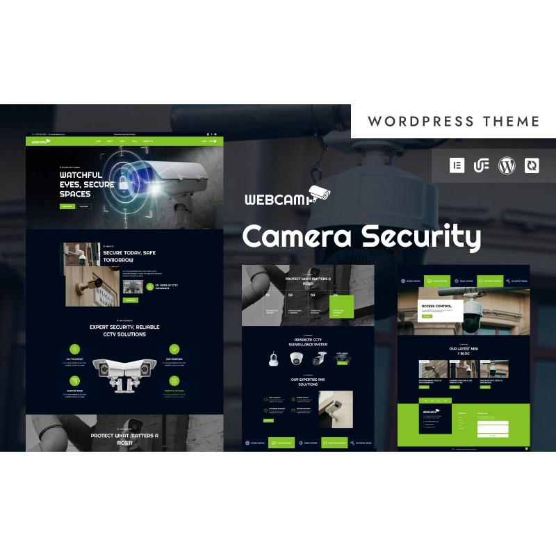 Webcam - Home Automation & Camera Security Systems woocommerce WordPress Elementor Theme