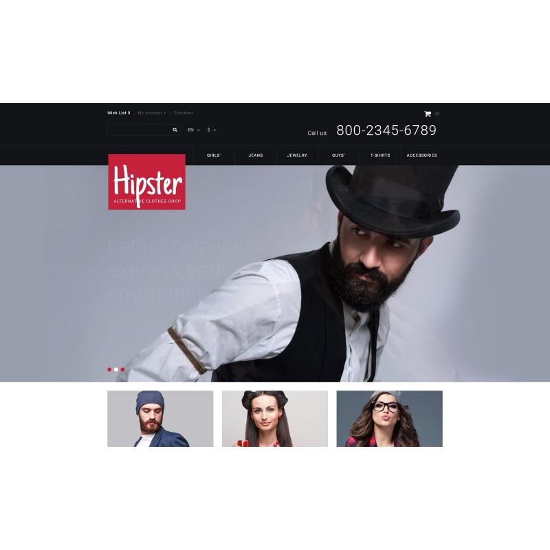 Hipster Shop Template
