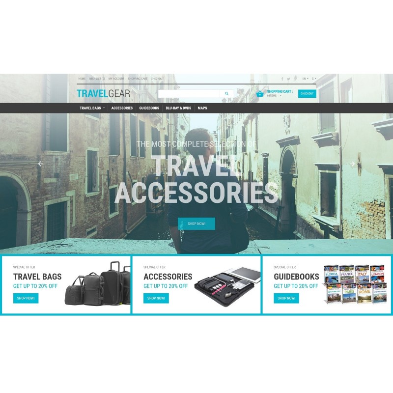 Journey Essentials Store Shop Template