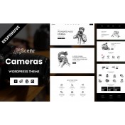 Scenr - Photo Cameras & Video Cameras Woocommerce WordPress Elementor Theme