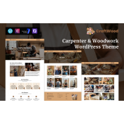 CraftWood &ndash; Carpenter & Woodwork WordPress Theme
