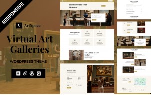 V-Artspace - Museum And Art Gallery Multipurpose Responsive WordPress Elementor Theme