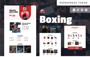 Fighting - Mixed Martial Arts Boxing Woocommerce WordPress Elementor Theme