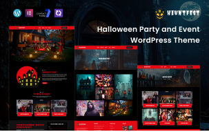 HuwntFest &ndash; Halloween Party & Event WordPress Theme