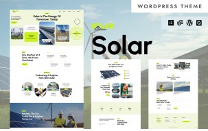 Solar - Solar Panel & Green Energy WordPress Elementor Responsive Theme