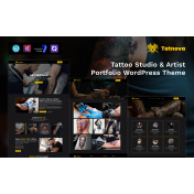 Tatnova &ndash; Tattoo Studio & Artist Portfolio WordPress Theme