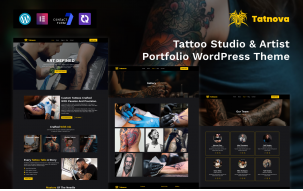 Tatnova &ndash; Tattoo Studio & Artist Portfolio WordPress Theme