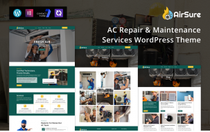 AirSure &ndash; AC Repair & Maintenance Services WordPress Theme