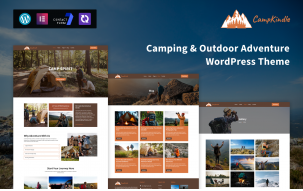CampKindle &ndash; Camping & Outdoor Adventure WordPress Theme