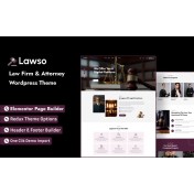 Lawso - Law Firm & Attorney WordPress Theme