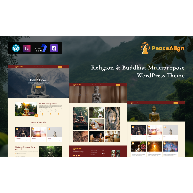 PeaceAlign &ndash; Religion & Buddhist Multipurpose WordPress Theme