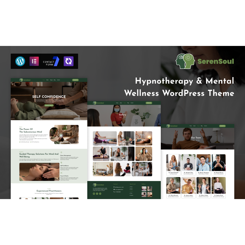SerenSoul &ndash; & Mental Wellness WordPress Theme