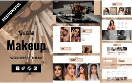 Glam Kit - Makeup Artist & Beauty Spa Wellness Salon WordPress Elementor Theme