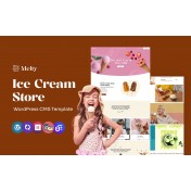 Melty - Ice Cream And Sweet Shop Multipurpose WordPress Elementor Theme