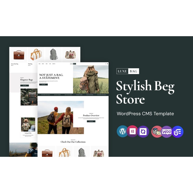 Lexebag - Fashion and Hanbags WordPress Elementor Theme