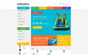 Inflatables Shop Template