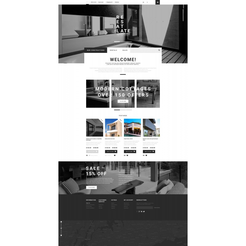 Real Estate Shop Template