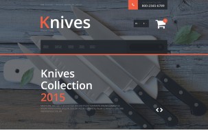Knives Shop Template