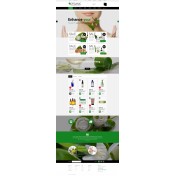 Organic Cosmetics Store Shop Template