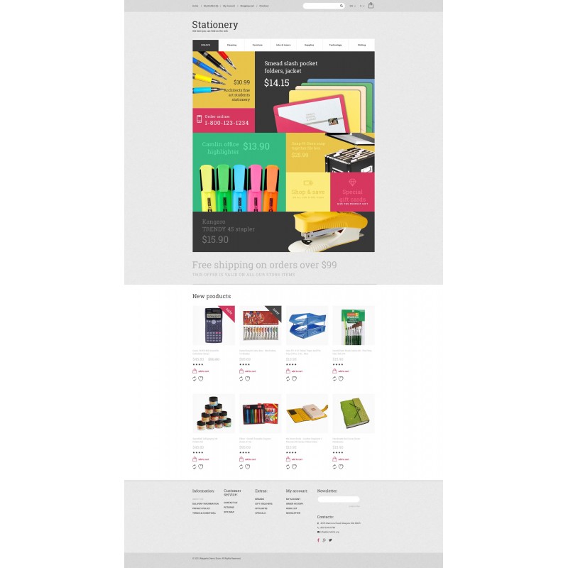 Stationery Shop Template