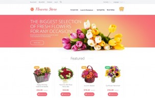 Flowers Store Shop Template