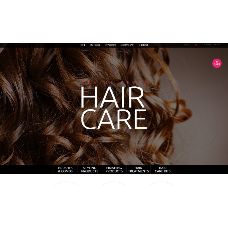 Hair Care Shop Template