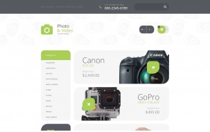 Photo Supplies Shop Template