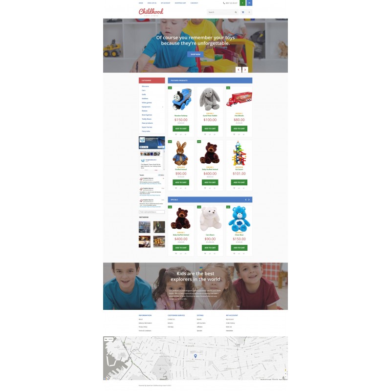 Childhood Shop Template