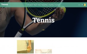 Tennis Responsive Shop Template