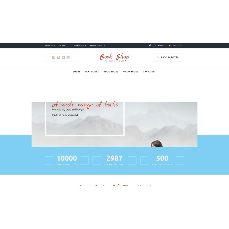 Book Shop Shop Template