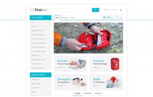 Ambulance Responsive Shop Template