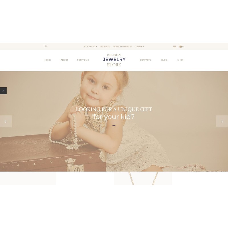 Children's Jewelry Store Shop Template