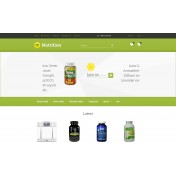 Nutrition/Supplements Shop Template