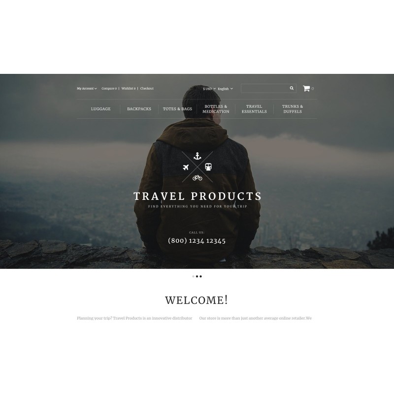 Travel Store Responsive Shop Template
