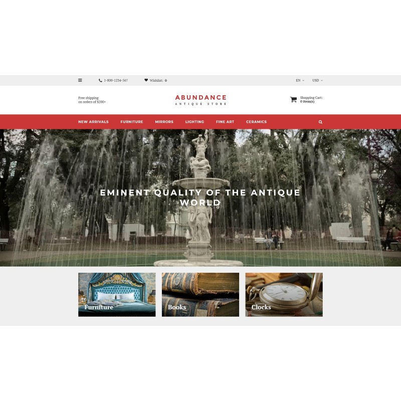 Abundance Shop Template