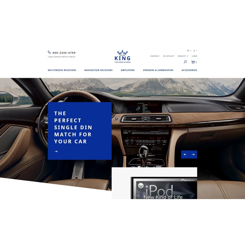 Car Audio Video Shop Template