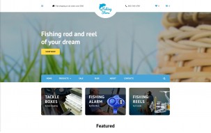 Fishing Store Shop Template