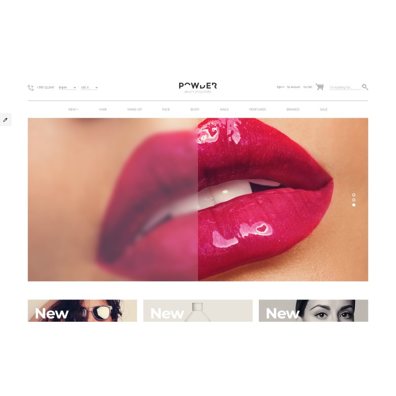 Cosmetics Store Responsive Shop Template