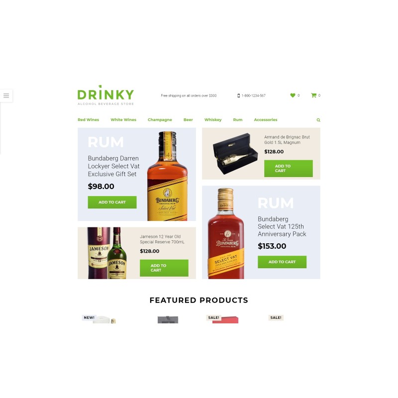 Drinky Shop Template
