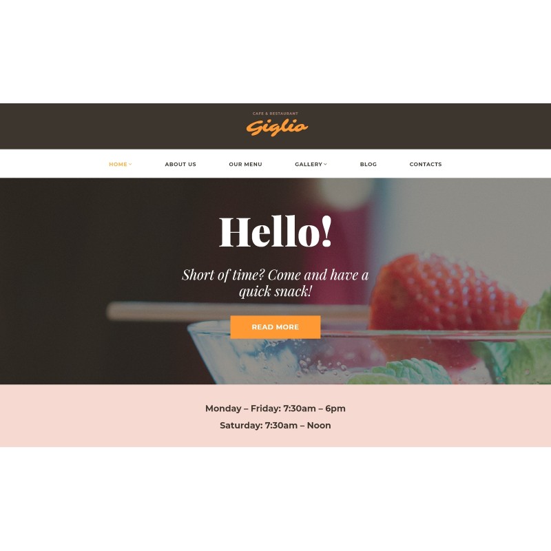 Giglio WordPress Theme