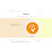 Vegetarian Restaurant Blog WordPress Theme