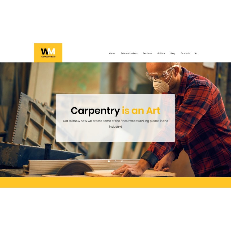 Woodsmaster - Carpenter & Handyman WordPress Theme