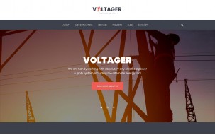 Voltager - Electricity & Electrician Services WordPress Theme