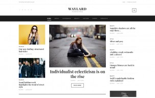 Waylard - Fashion Blog & Magazine WordPress Theme