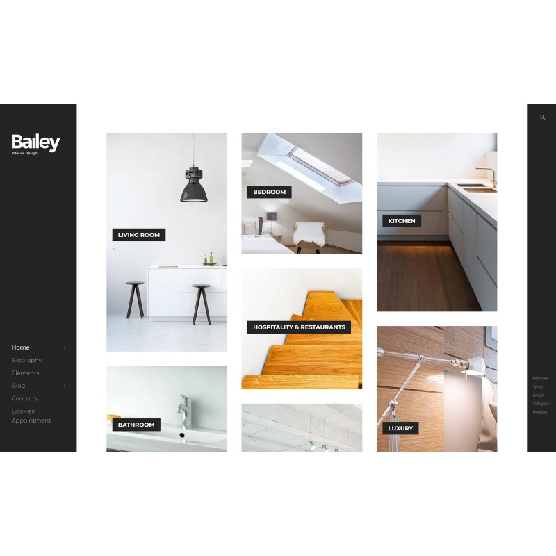 Bailey - Furniture & Interior Design WordPress Theme
