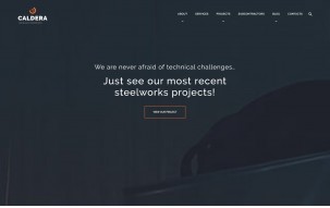 Caldera - Steelworks and Constructions WordPress Theme