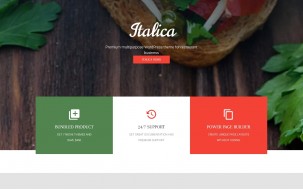 Indian Restaurant Responsive WordPress Theme