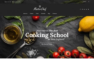 Master Chef Cooking School WordPress Theme
