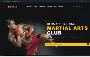 Sensei - Martial Arts WordPress Theme